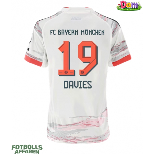 Bayern Munich Alphonso Davies #19 Bortatröja Kvinnor 2025-26 Kortärmad